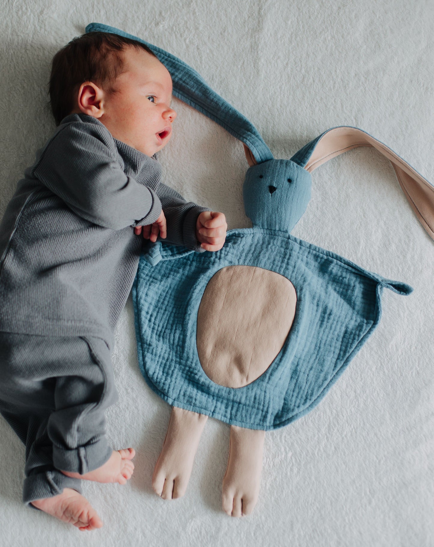 Muslin lovey Bunny