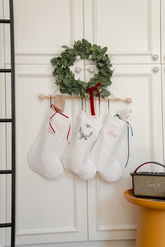 Set of 3 stockings "Mom&Dad"