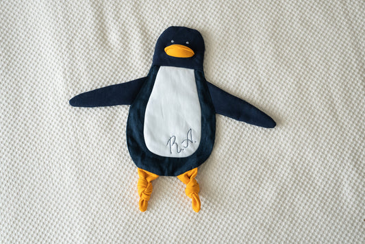Muslin lovey Penguin